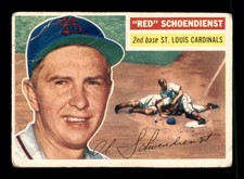 1956 Topps White Back #165 Red Schoendienst   G/VG X2835849
