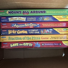 Lakeshore Activity Set Lot Of 6 Games 6 Homeschool Education PREOWNED
