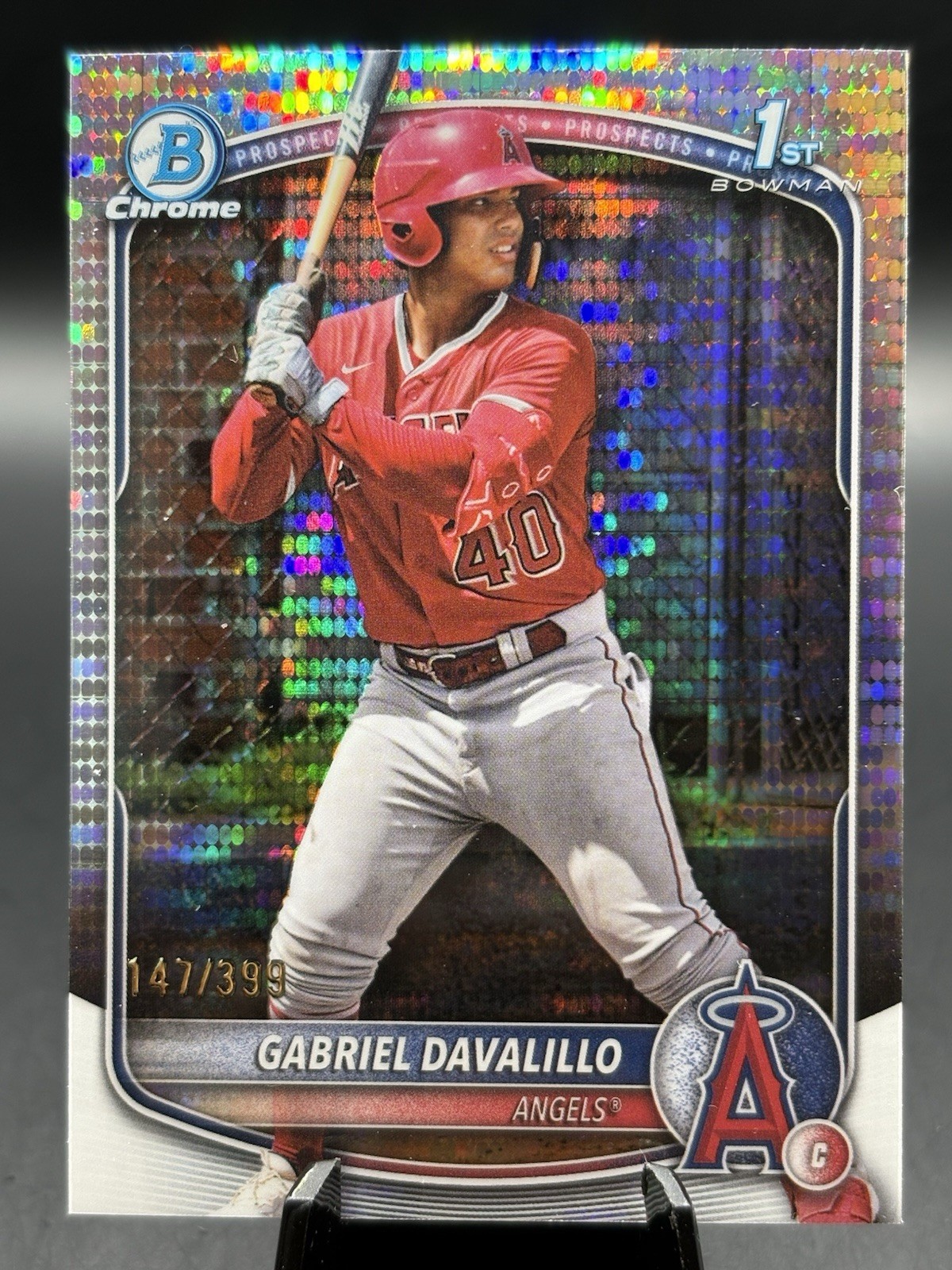2025 Bowman Chrome #BCP-178 Gabriel Davalillo Silver Pulsar /399