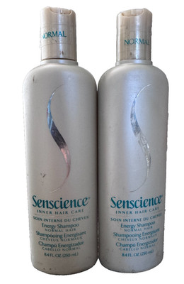 2 Senscience ENERGY SHAMPOO Normal Hair 8.4oz Each