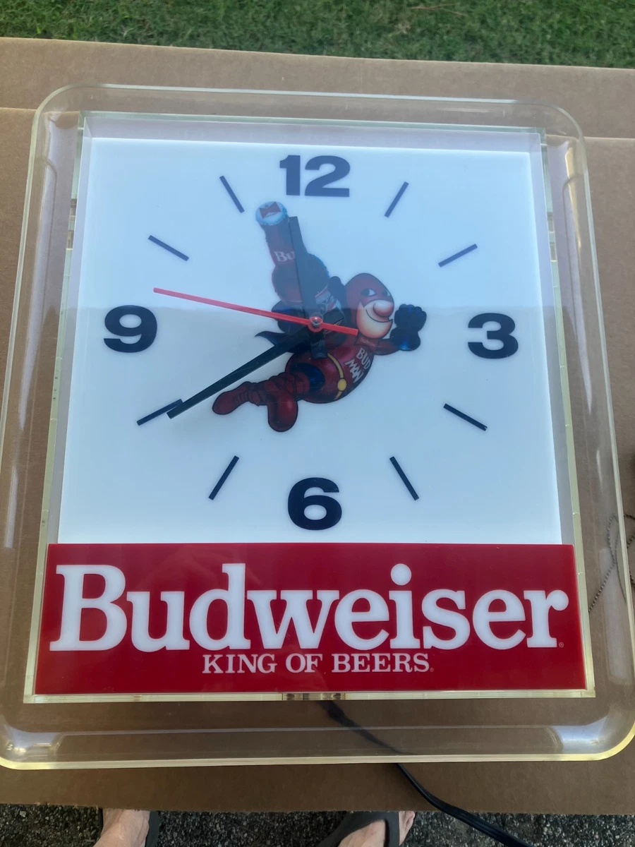 budweiser light clock products for sale | eBay