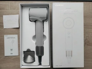 Séchoir ionique négatif, 150000 RPM Séchoir professionnel à cheveux haute vitesse (Gray)