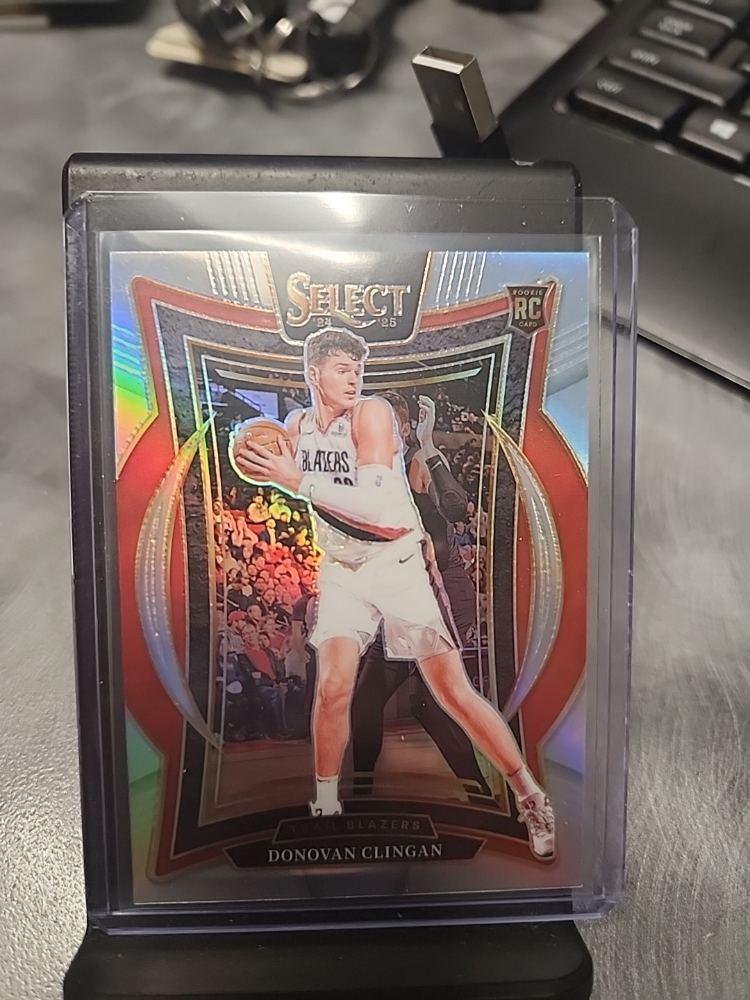 2024-25 Panini Select - Concourse Donovan Clingan #69 Silver Prizm (RC)