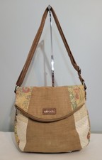 Sakroots Artist Circle Crossbody Floral Fold Over Shoulder Bag