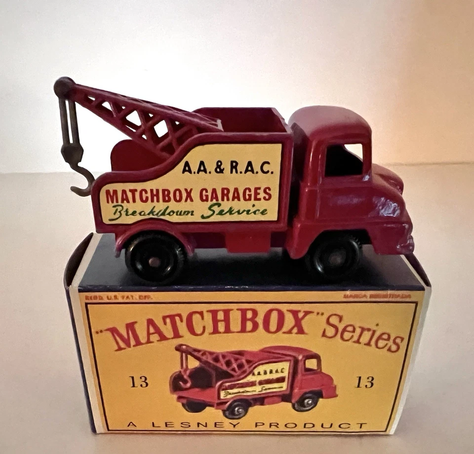 GRULETA MATCHBOX LESNEY THAMES - No. 13 B -VG CON MODELO DE CAJA - JUGUETE IMPRESCINDIBLE Foto 2 de 4