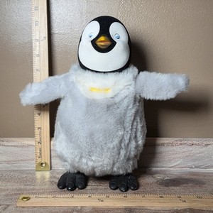 Happy Feet Movie Mumble 10" Plush Interactive Dancing Penguin Thinkway Toys