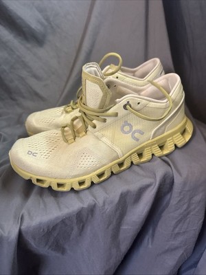 On Cloud X Women's Running Sneaker Shoes Glade/Citron Yellow Size US 8 EU 39