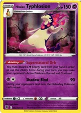 Hisuian Typhlosion Holo Rare SWSH10: Astral Radiance 052/189 LP