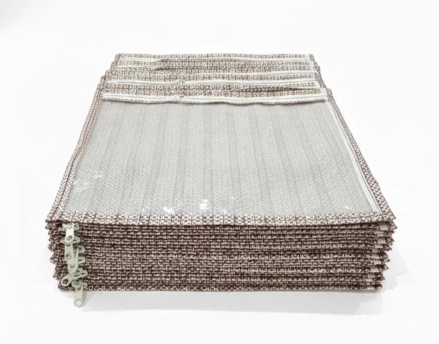 Set Of 10 Single Packing Saree Cover Clothes Garment Sari Storage Box Bags Carry - Image 2 of 3