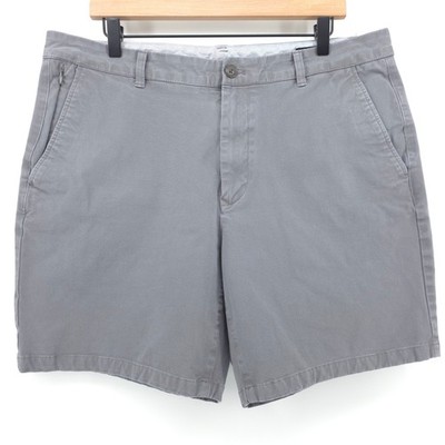 Bonobos Mens Shorts Standard 7 Inch 36 Gray Chino Casual Summer Short