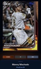 25 Topps Bunt DIGITAL Fire Base 250cc ICONIC Matt Olson