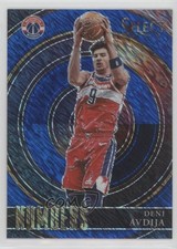 2020-21 Panini Select Numbers Blue Prizm Deni Avdija #22 1j4c