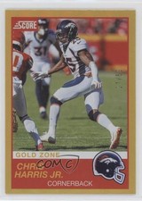 2019 Score Gold Zone 27/50 Chris Harris Jr #21 0c2