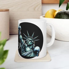 Defend Democracy Mug, Inspirational Coffee Cup, Political Activism Tea Cup