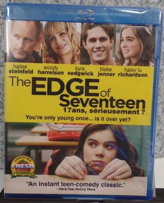 BLU-RAY The Edge of Seventeen w Woody Harrelson Kyra Sedgwick NEW SEALED