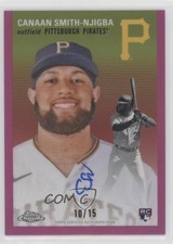 2023 Topps Chrome Platinum Anniversary 10/15 Canaan Smith-Njigba Auto 0c2