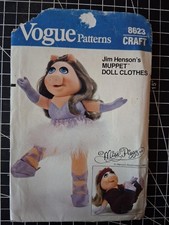 Muppet Doll Clothes Miss Piggy Dance Wardrobe 13" Doll Vintage UNCUT