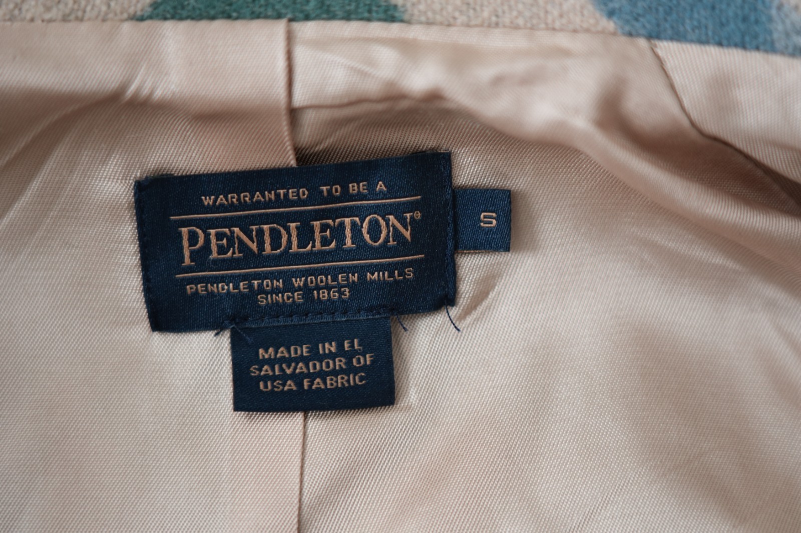 Pendleton Aztec Wool Blanket Leanne Coat Jacket M… - image 9