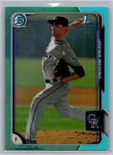 2015 Bowman Draft #94 Javier Medina Chrome Blue Sky Refractors