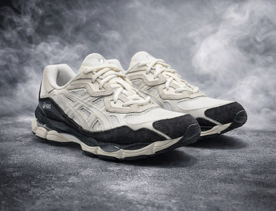 Asics Gel-NYC White Smoke Grey Black 1203A383-111 Men's Size US 7-12