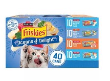 Purina Friskies Oceans of Delight Wet Cat Food - 40 Cans