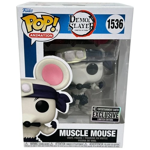 Funko POP Muscle Mouse #1536 Vinyl Figure Demon Slayer Enterainment Earth Exclus