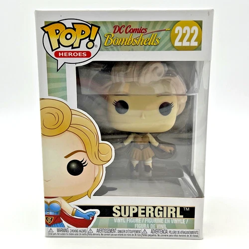 Funko POP! Heroes DC Comics Bombshells SUPERGIRL (Sepia Tone) #222 w/Protector