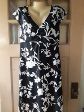 Nina Leonard Woman's Short Sleeve Dress Size Large