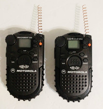 Motorola Talkabout 250 Two-Way Radio Set Black Lot