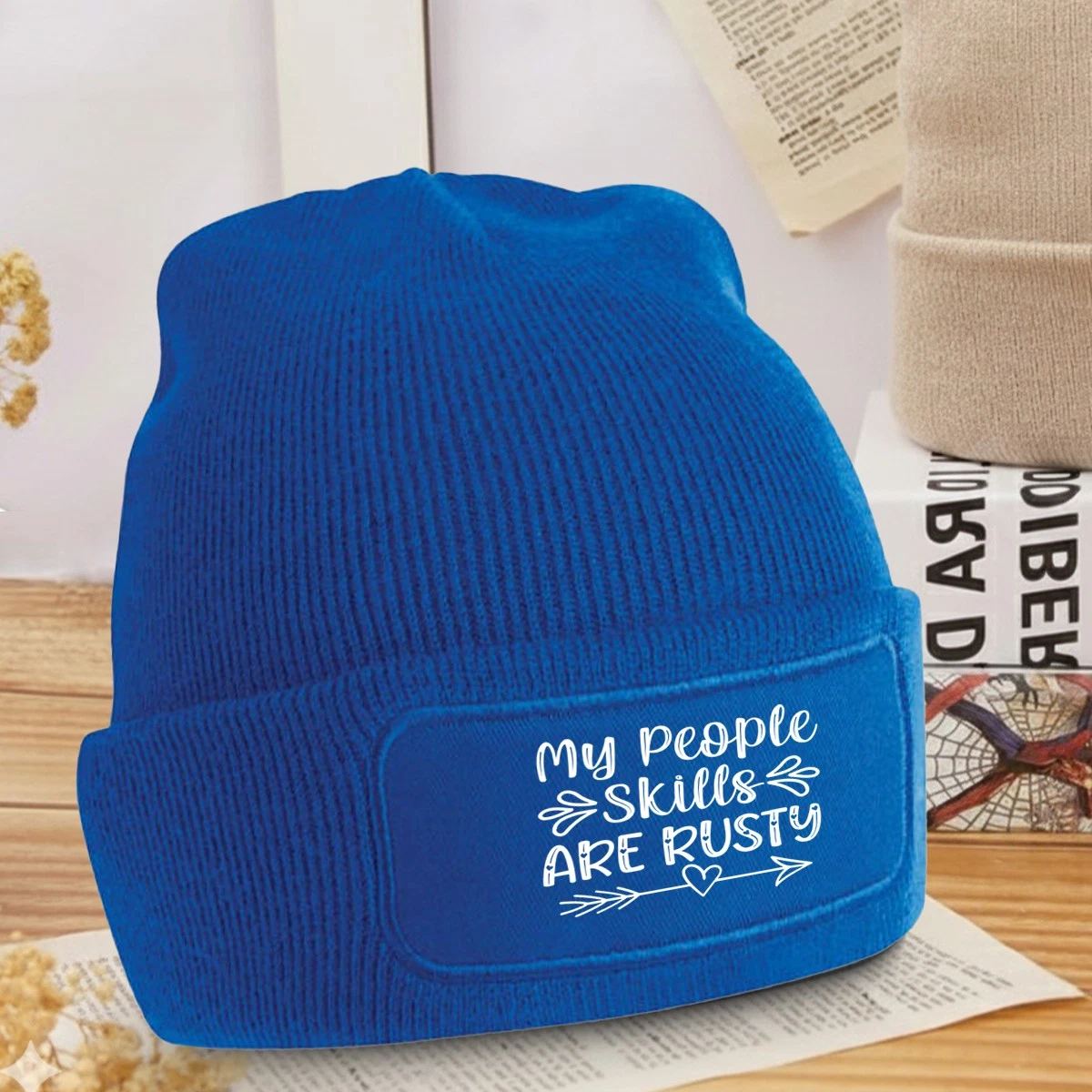 My People Skills Are Rusty Beanie Social Anxiety Introvert Humor For Him And Her