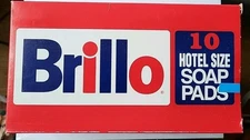 Brillo SP1210BRILLO 4 in. x 3 in. Hotel Size Soap Pad - Charcoal/Pink (10/Box) 