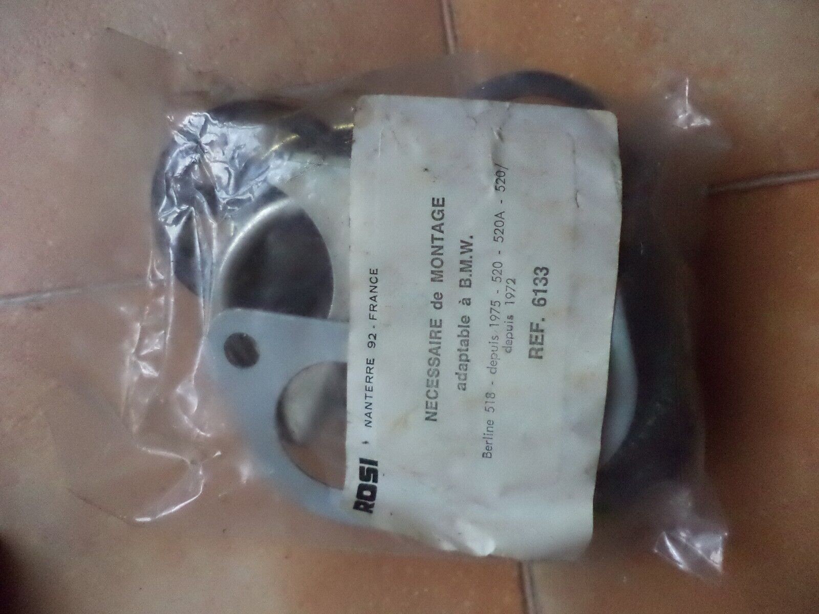 Kit fixation echappement BMW E12 Rosi 6133 neuf en acier traité de qualité d'origine