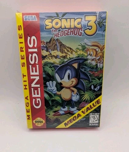 Sonic The Hedgehog 3 (Sega Genesis, 1994) New Factory Sealed Mega Hit Series
