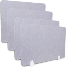 4 Pack Acoustic Desk Panel Privacy Desk Dividers 16X24 Inch Noise Reducing Desk