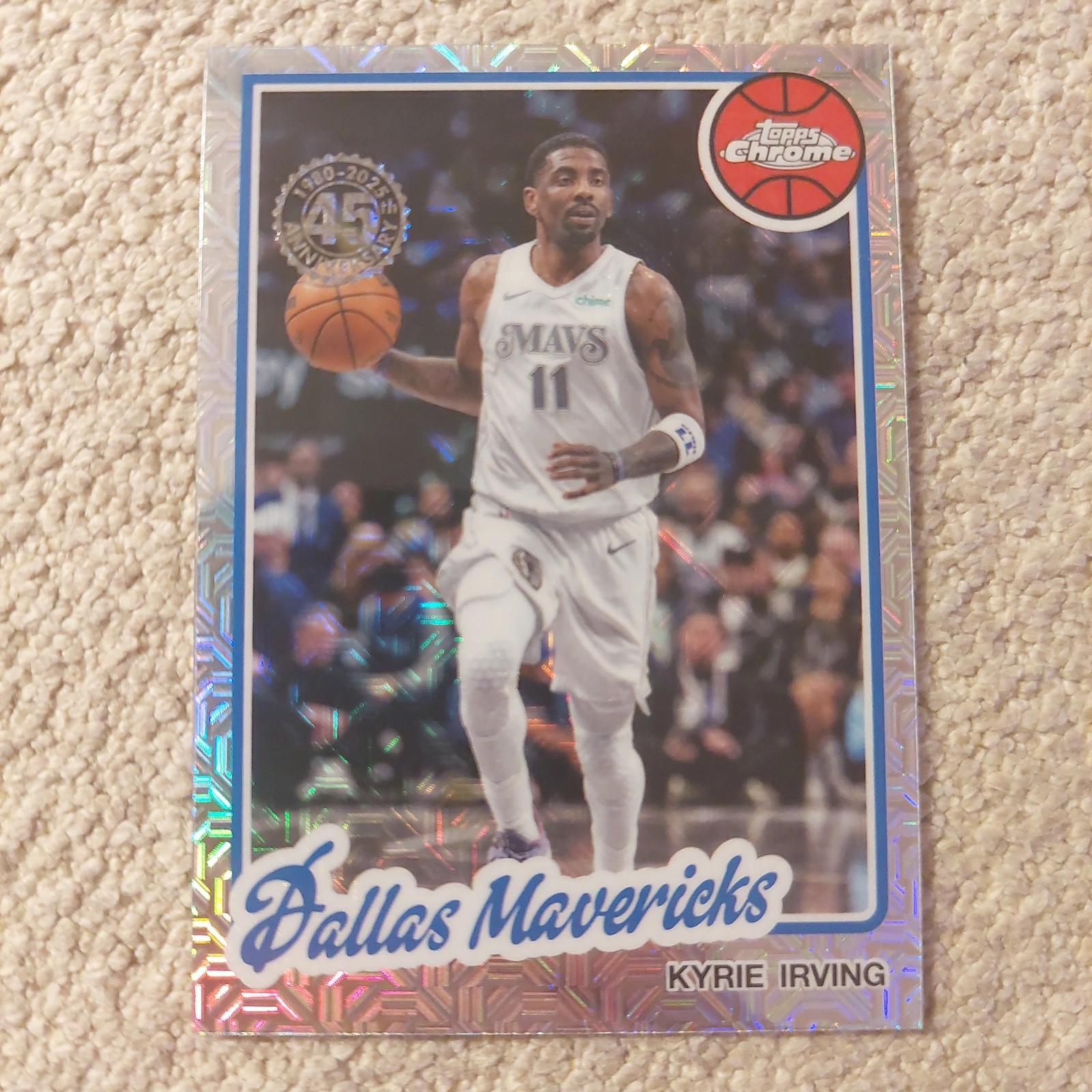 Kyrie Irving #TC-KI Basketball Cards 2025 Topps 1980 Chrome trading card — raw and PSA graded price guide