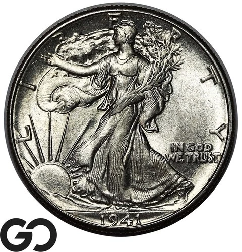 1941 Walking Liberty Half Dollar