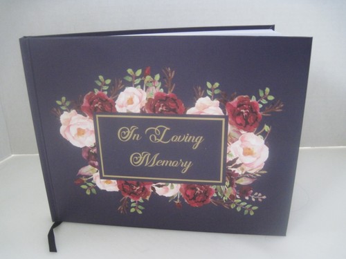 Libro de visitas para funeral en amor libro de memoria para servicio conmemorativo firma nuevo - Imagen 11 de 15