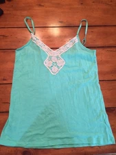 American Eagle Outfitters Mint Green Sea foam Swing Tank Top Cami Size Small