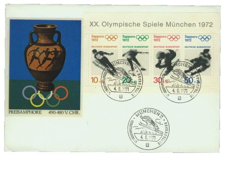 51127 - GERMANY - POSTAL HISTORY - Red Mechanical OLYMPIC Postmark