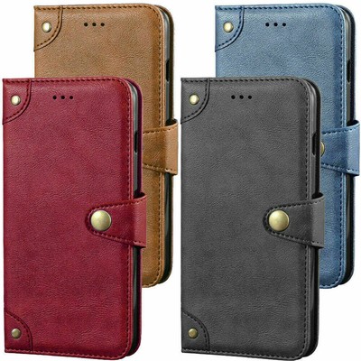 Flip Premium Phone Leather Case Cover Protective Skin Etui Shell For Smartphone