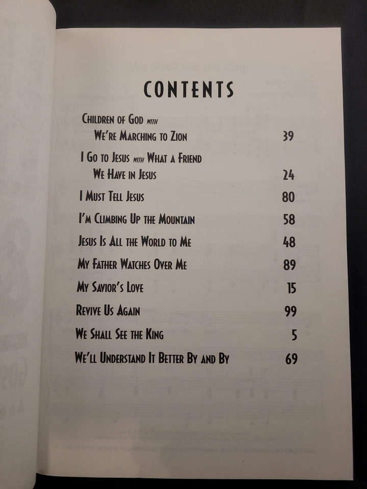 Heart & Soul: Gospel Songs Gospel Style Camp Kirkland 1999 Songbook - Image 3 of 4