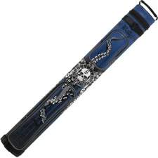 Eight Ball Mafia EBMC22J Blue Octopus 2 Butt 2 Shaft Hard Case Billiard Stick