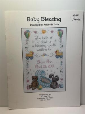 IMAGINATING Counted Cross Stitch Chart - BABY BLESSING - Michelle Lash