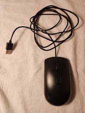 Dell Optical Mouse MS116C Wired USB 3 Button Scroll Wheel Black