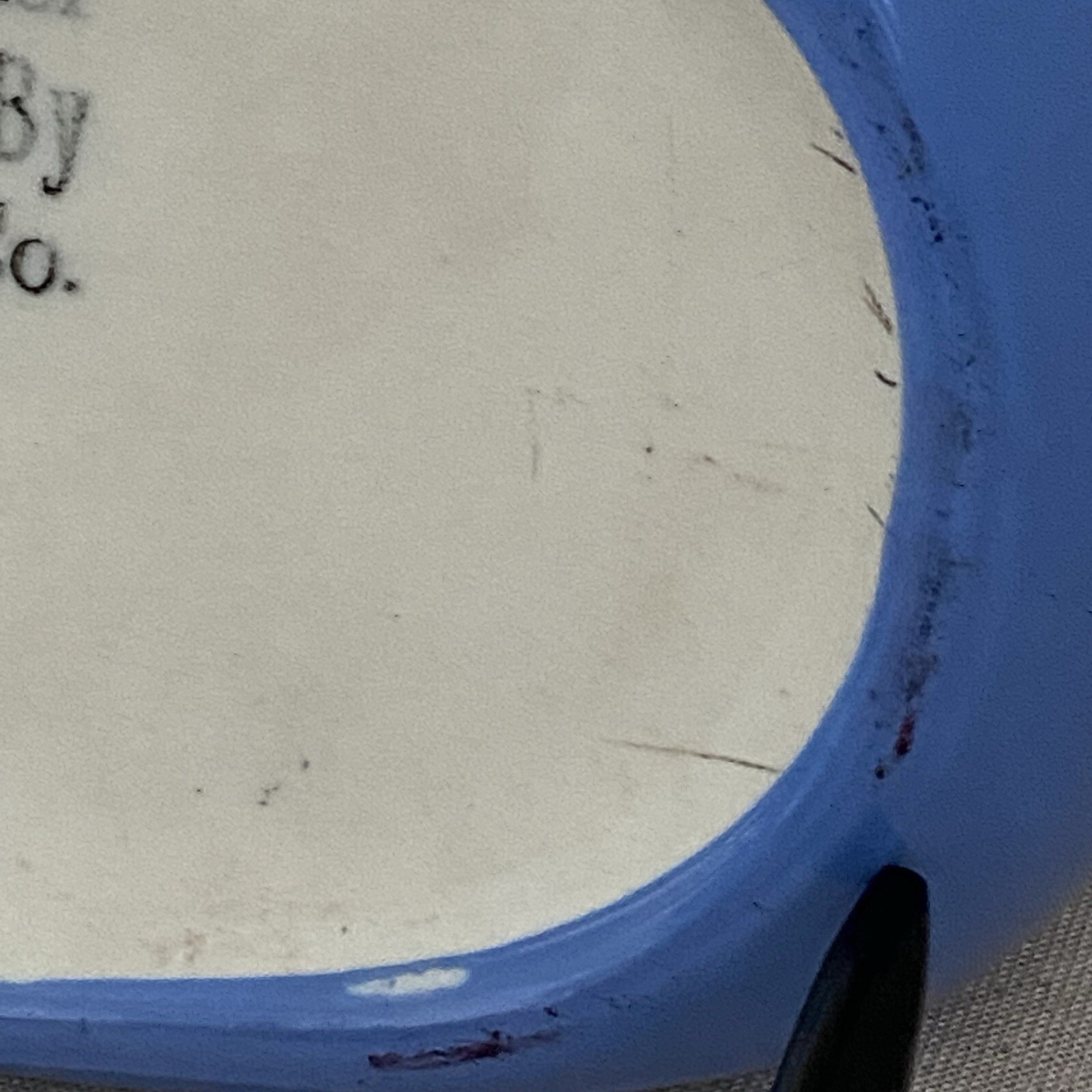 vintage Hall China Co USA Pitcher Westinghouse Streamline water jug blue 40s MCM