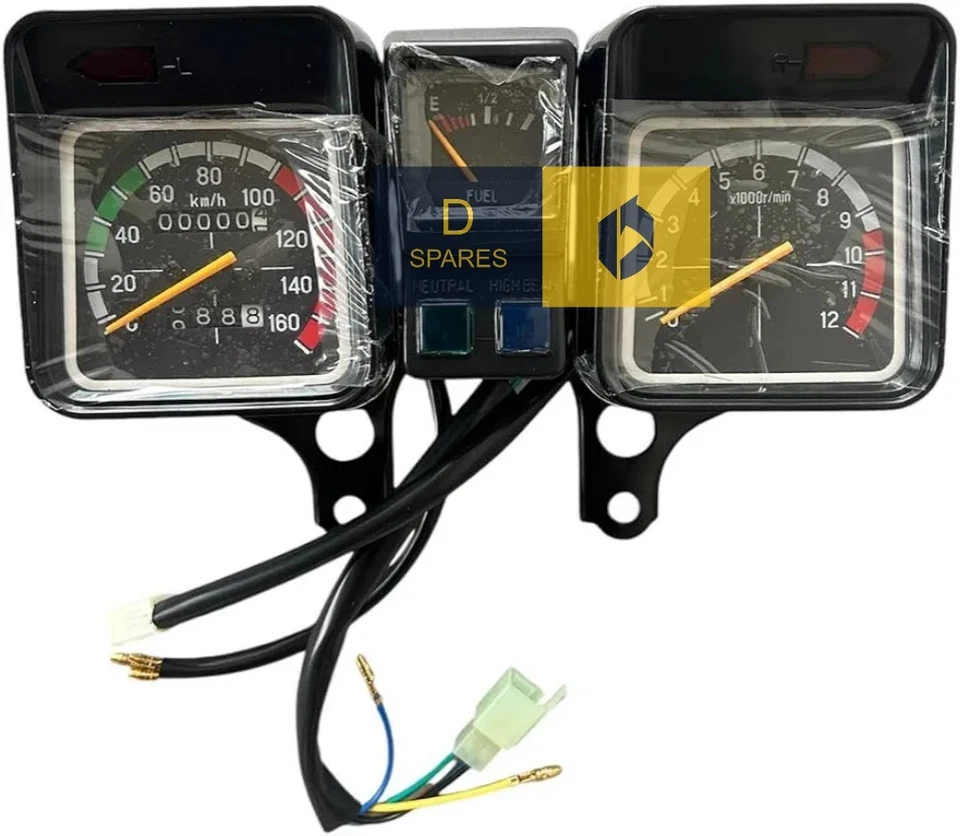 Velocímetro Yamaha Rxk 115 para RXZ RX100 Rx135 RX50 - MEDIDOR DE COMBUSTIBLE EN EL CENTRO  Foto 2 de 4