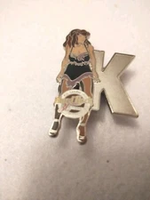 Hard Rock Cafe San Francisco Spelling HRC #8 K Woman Wearing Purple & Black...