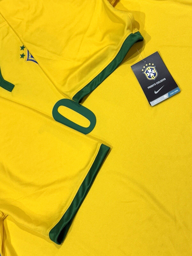 2014/15 Brazil Home Jersey #10 Neymar JR XL World Cup Soccer NEW - Picture 9 of 18