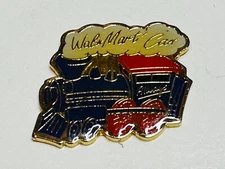 Walmart Wal-Mart Employee Associate Pin Magic Cart Train Locomotive Steam Engine