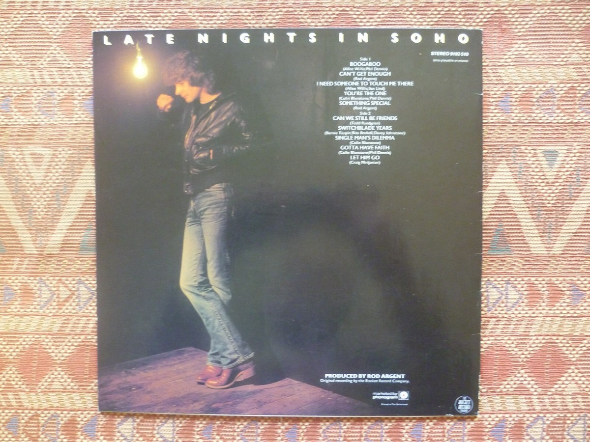 COLIN BLUNSTONE - Late Night In Soho ( LP Rocket Holland